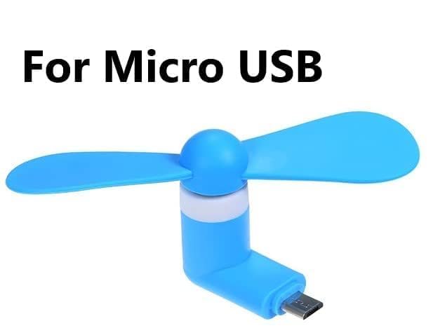 ATEVON Micro USB Mini Fan – High-Speed 2-Blade Mobile Cooler