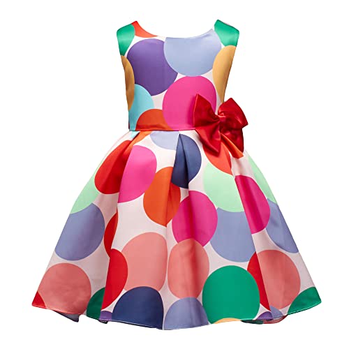 Hopscotch Girl's Polyester Fit and Flare Knee-Length Party Dresses