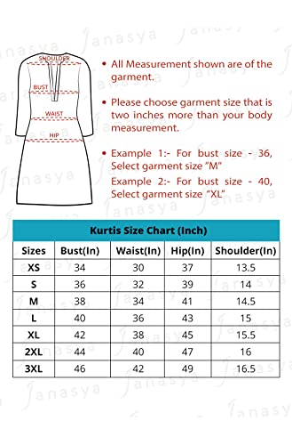 Janasya Women's Pure Cotton Geometric Printed Straight Kurta