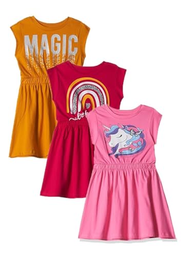 T2F Girl Casual Knee-Length Dress(Pack of 3)