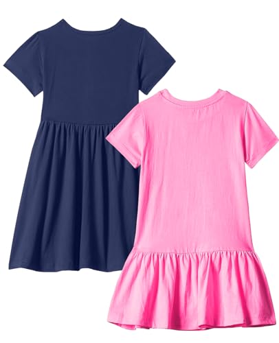 Kuchipoo © Disney Elsa & Anna Girls Cotton Frocks - Pack of 2