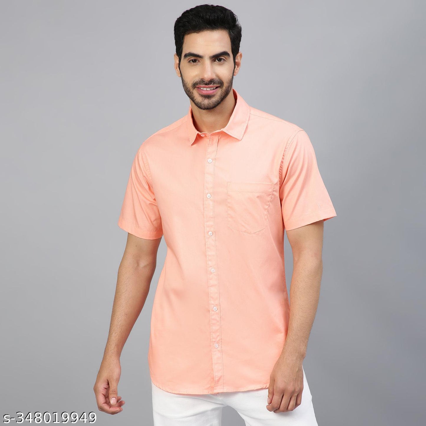 FTX Men's Solid Regular Pink Shirts