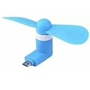 ATEVON Micro USB Mini Fan – High-Speed 2-Blade Mobile Cooler