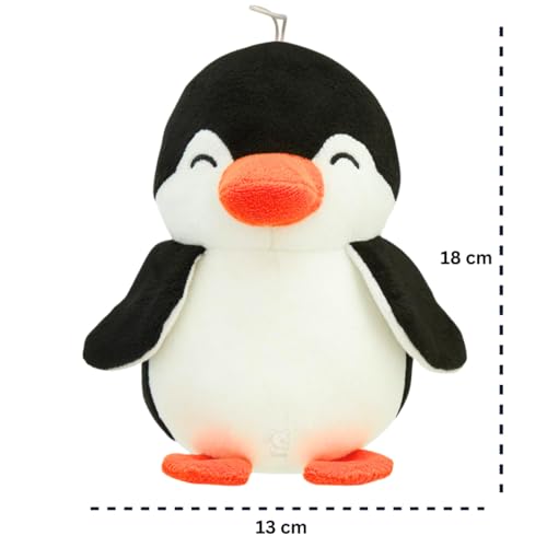 Storio Toy Plushie Super Soft Toys for Kids | Adorable Plush Soft Toys for Baby Boys and Girls Kids - Penguine Black & White