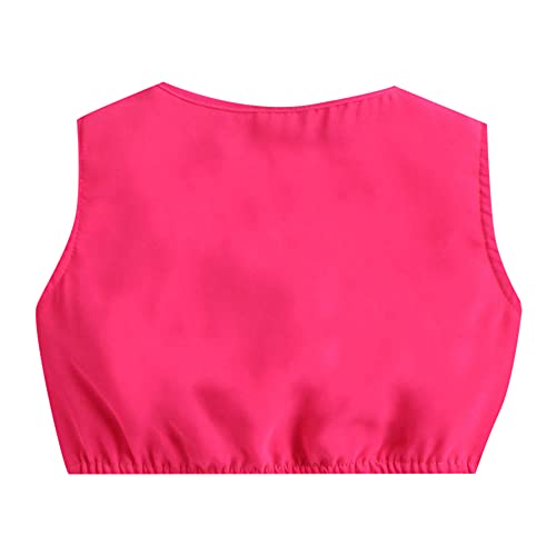 Hopscotch Girls Polyester Top & Floral Print Skirt Set in Pink Color