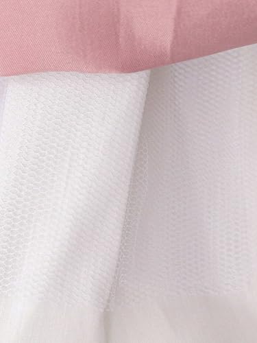 Niren Enterprise Rollar Frock net Embroidery Work Ruffle Patterned Flared Short Sleeve Girl Frock