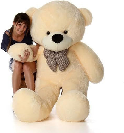 Teddywala Teddy Bear - 4 Feet Cream Colour - Medium Size Teddy Bear for Girls and Boys