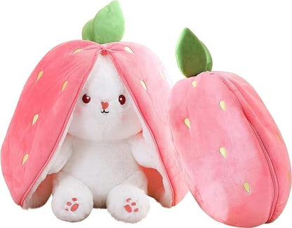 Niku Rabbit with Chain Reversible Bunny Rabbit Soft Stuffed Toys for Girls Boys Baby Kids | Doll