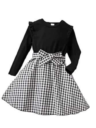 TAGAS Baby-Girl's Rib Fit and Flare Knee-Length Dress