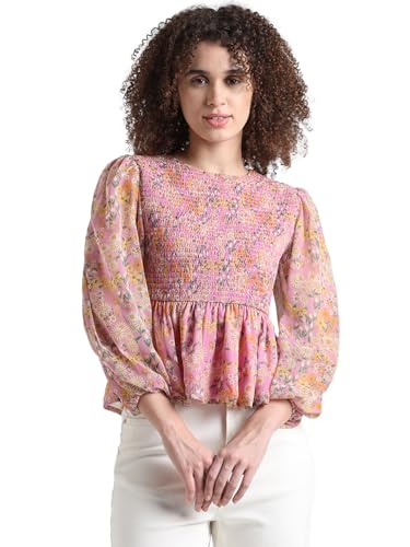 ONLY Women's Floral Regular Fit T-Shirt