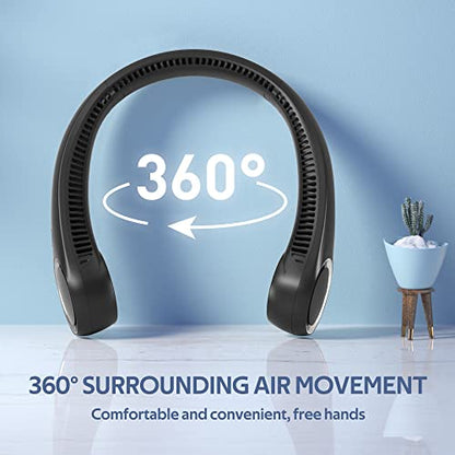 𝐀𝐌𝐀𝐙𝐏𝐋𝐔𝐒® (𝟏𝟓 𝐘𝐄𝐀𝐑𝐒 𝐖𝐀𝐑𝐑𝐀𝐍𝐓𝐘) Portable Neck Fan Rechargeable