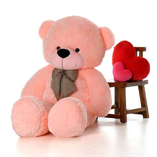 HUG 'n' FEEL SOFT TOYS Teddy Bear 6 Feet|Soft Toy|Teddy Bear 6 Feet for Girls|Soft Toys for Kids|Birthday Gift for Girls|Wife|Girlfriend|Husband|Gift Items Toy|Plush & Stuffed Toys (6 Feet|Pink)