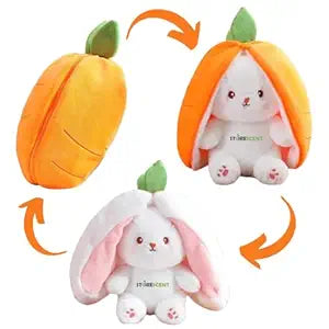 Storescent Reversible Carrot Bunny Plush Toy