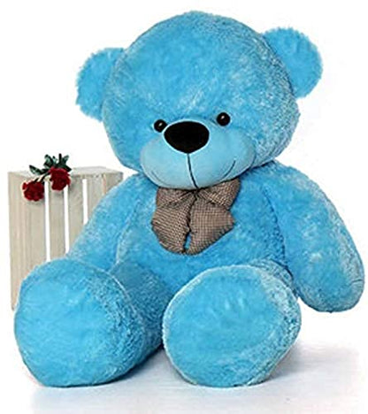 Niku 3 feet Teddy Bear Blue Colour Soft Toy for Girls Kids Baby | Best Gift for Valentines