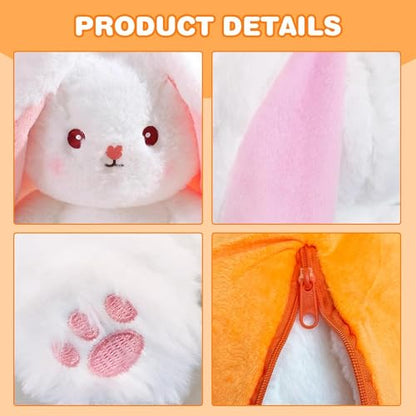 Storescent Reversible Carrot Bunny Plush Toy