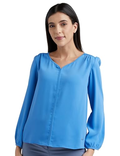 Allen Solly Women's Solid Regular Fit Shirt