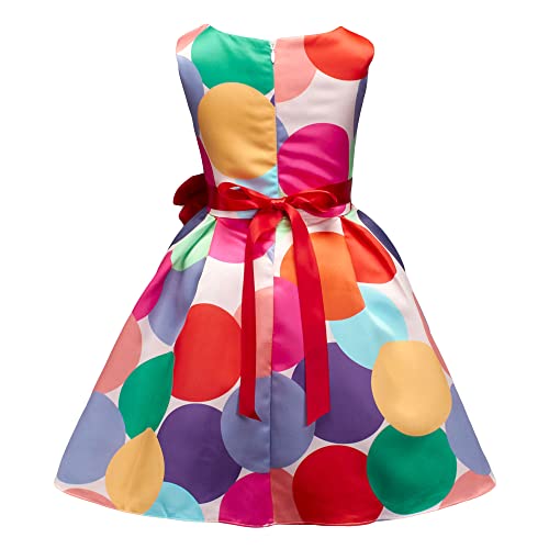 Hopscotch Girl's Polyester Fit and Flare Knee-Length Party Dresses