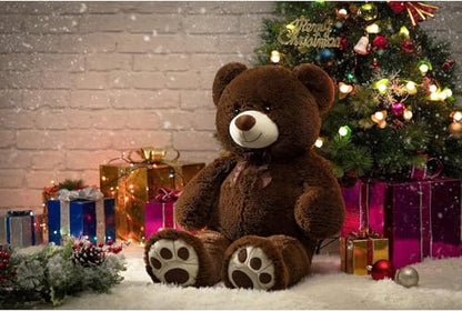 HUG 'n' FEEL SOFT TOYS 3 Feet Coffee Brown Giant Teddy Bear Soft