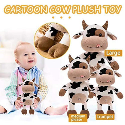 SCOOBA Milk Cow Soft Toy 30cm Super Soft Fabric Small