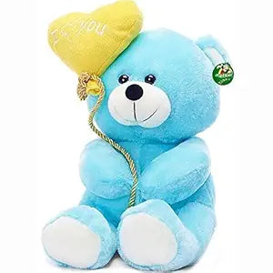 Tickles I Love You Balloon Heart Teddy Soft Stuffed Plush Toy for Kids Baby Girls & Boys Birthday Gifts Valentine's Day Home Decoration (Size: 18 cm Color: May Vary)