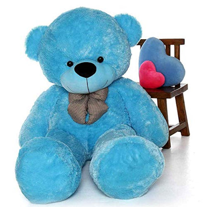 HUG 'n' FEEL SOFT TOYS 4 Feet Purple Giant Teddy Bear Soft