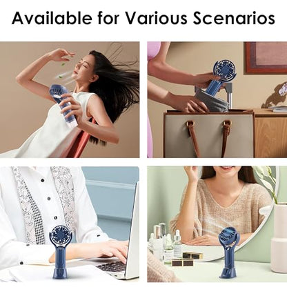 Gesto Mini Portable Usb Hand Fan or DC Fan - 3 Speed Modes Handheld Fan for Summer With 1200 mAh Battery| Rechargable Mist Fan With Water Spray | Portable Misting Fan for Makeup