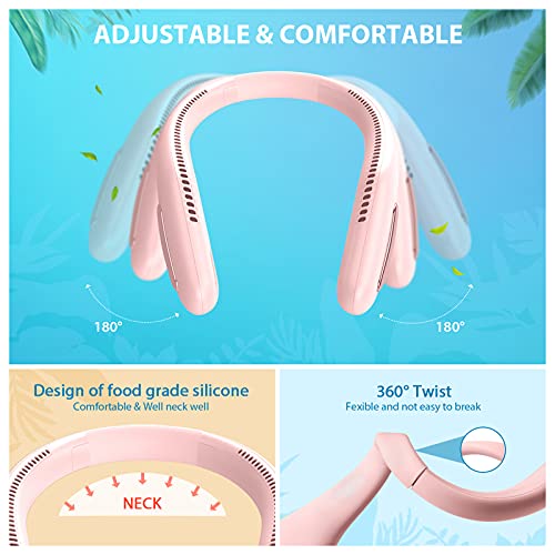 𝐀𝐌𝐀𝐙𝐏𝐋𝐔𝐒® (𝟏𝟓 𝐘𝐄𝐀𝐑𝐒 𝐖𝐀𝐑𝐑𝐀𝐍𝐓𝐘) Portable Neck Fan Rechargeable