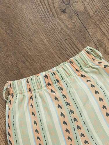TAGAS Girl Summer Casual Top Puff Sleeve and Printed Long Pants 2pcs Outfit || Two-Piece Set FOR GIRLS ||Girls Clothing Set||(GTP-70)