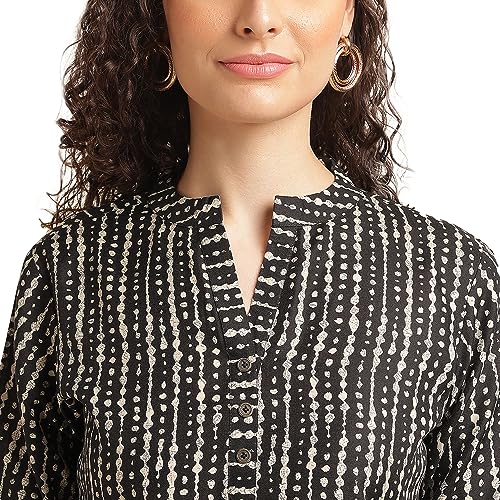 NAINVISH Tops for Women Printed Regular Fit Shirt