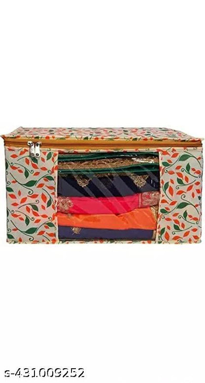 Printed Non Woven Saree Cover Storage Bags for Clothes