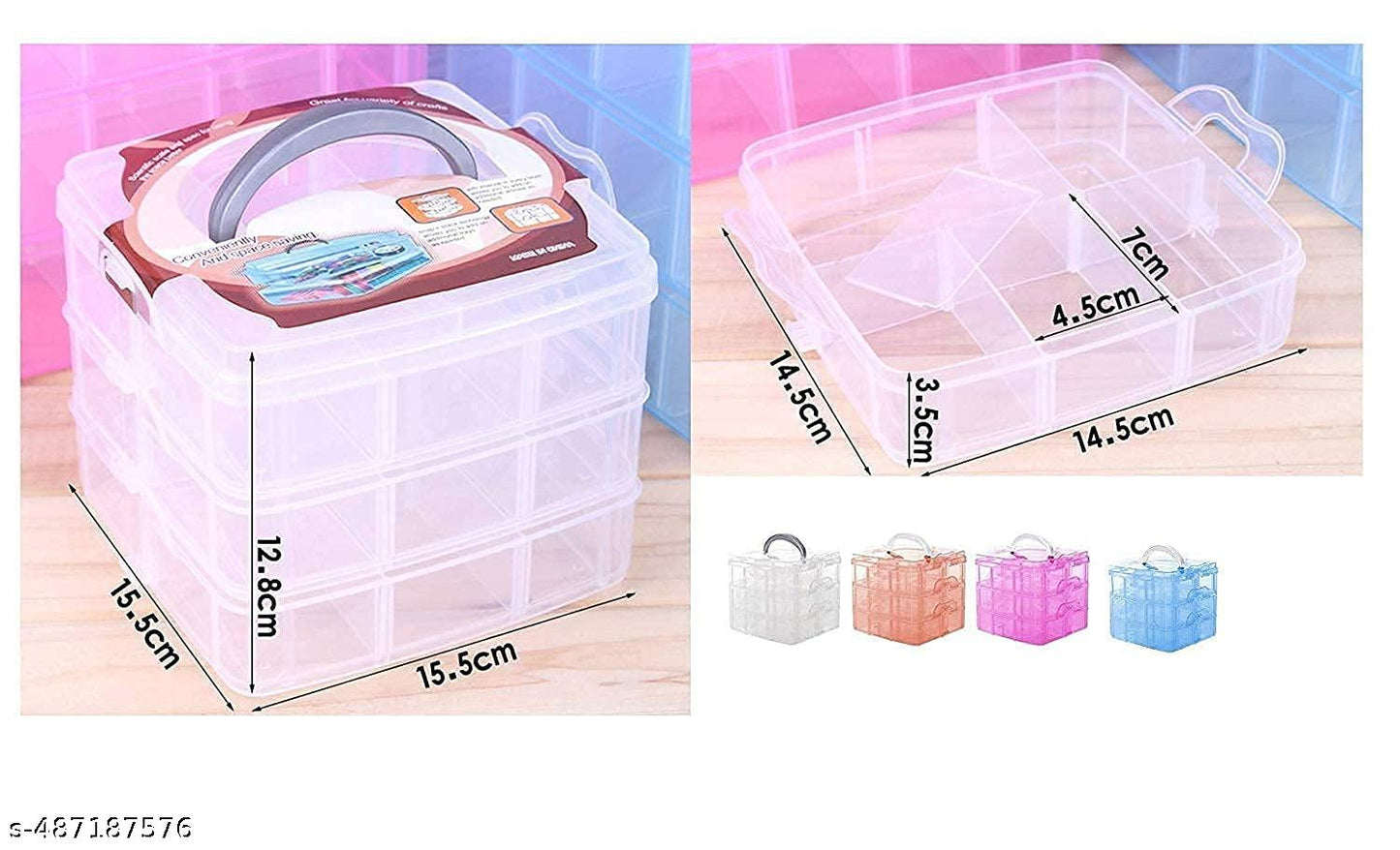 All-in-One Makeup Storage Box for Vanity Table