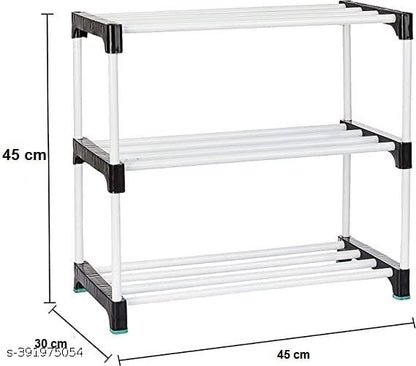 Multi-Purpose 3 Layer Shoe Rack Detachable Open Book Shelf Storage Holder Organizer Stand shoe rack, shoe stand , rod rack ,Shoe Reck