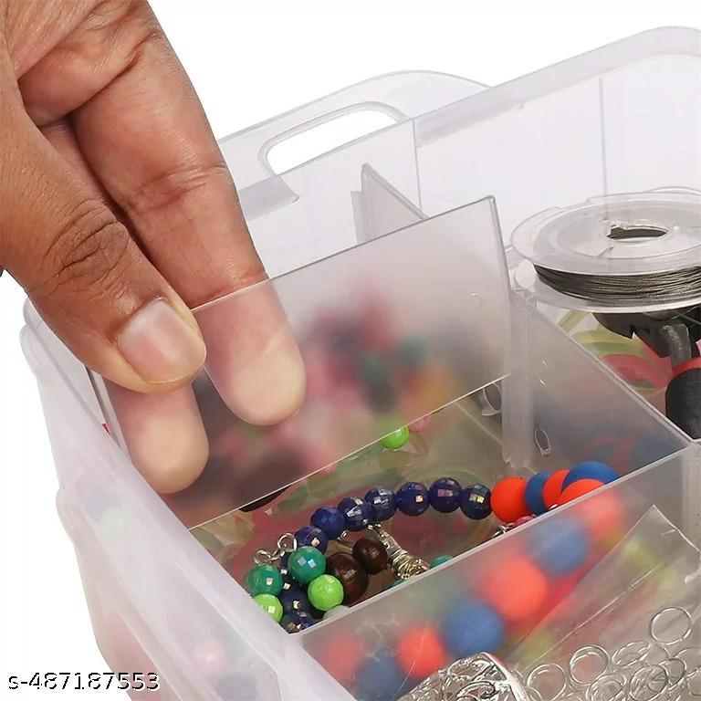 Multi-Purpose Plastic Storage Box with Drawers