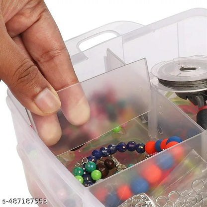 Multi-Purpose Plastic Storage Box with Drawers