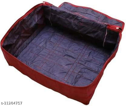 Sharma clothing Nylon Double Bed Blanket Bag Cover/Saree Bag/Household Storage Bag With Water Proof Dust Proof